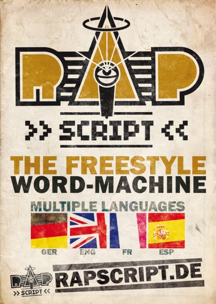 Rapscript Freestyle Rap lernen mit der Wortmaschine